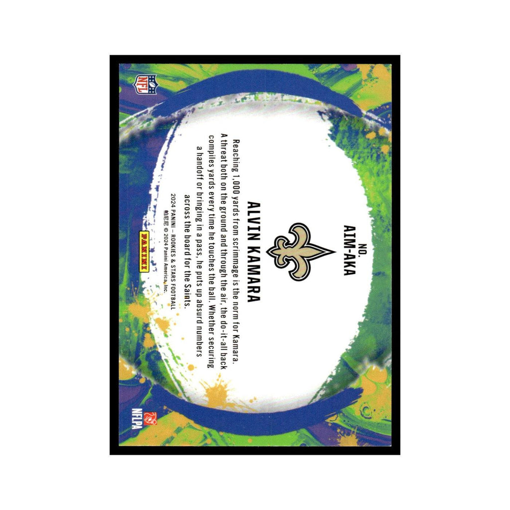 AlvinKamara 2024 Panini Rookies Stars #AIM-AKA New Orleans Saints NM