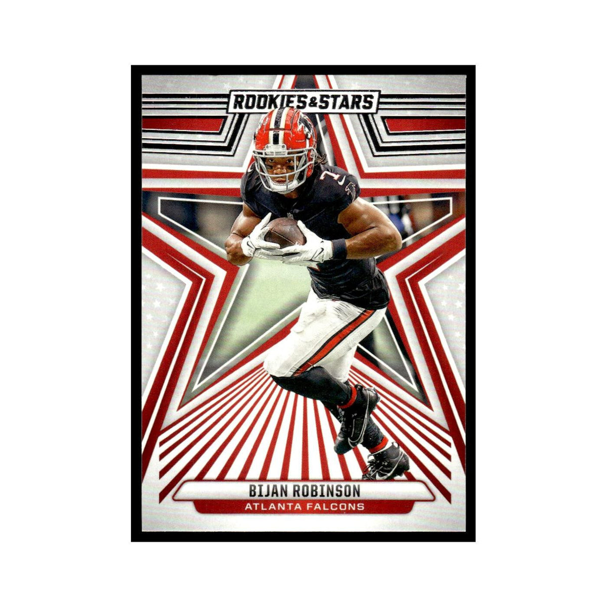 Bijan Robinson 2024 Panini Rookies Stars #7 Atlanta Falcons Football Card NM