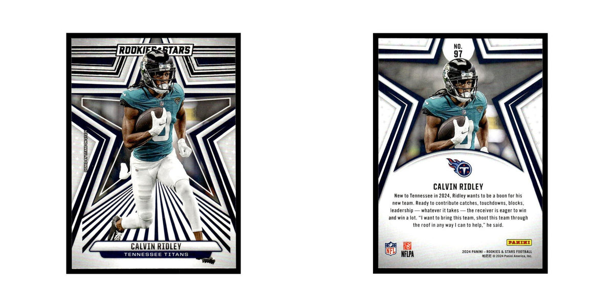 Calvin Ridley 2024 Panini Rookies Stars #97 Tennessee Titans Football Card NM