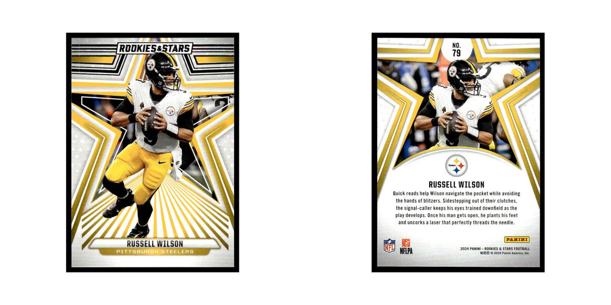 Russell Wilson 2024 Panini Rookies Stars #79 Pittsburgh Steelers NM
