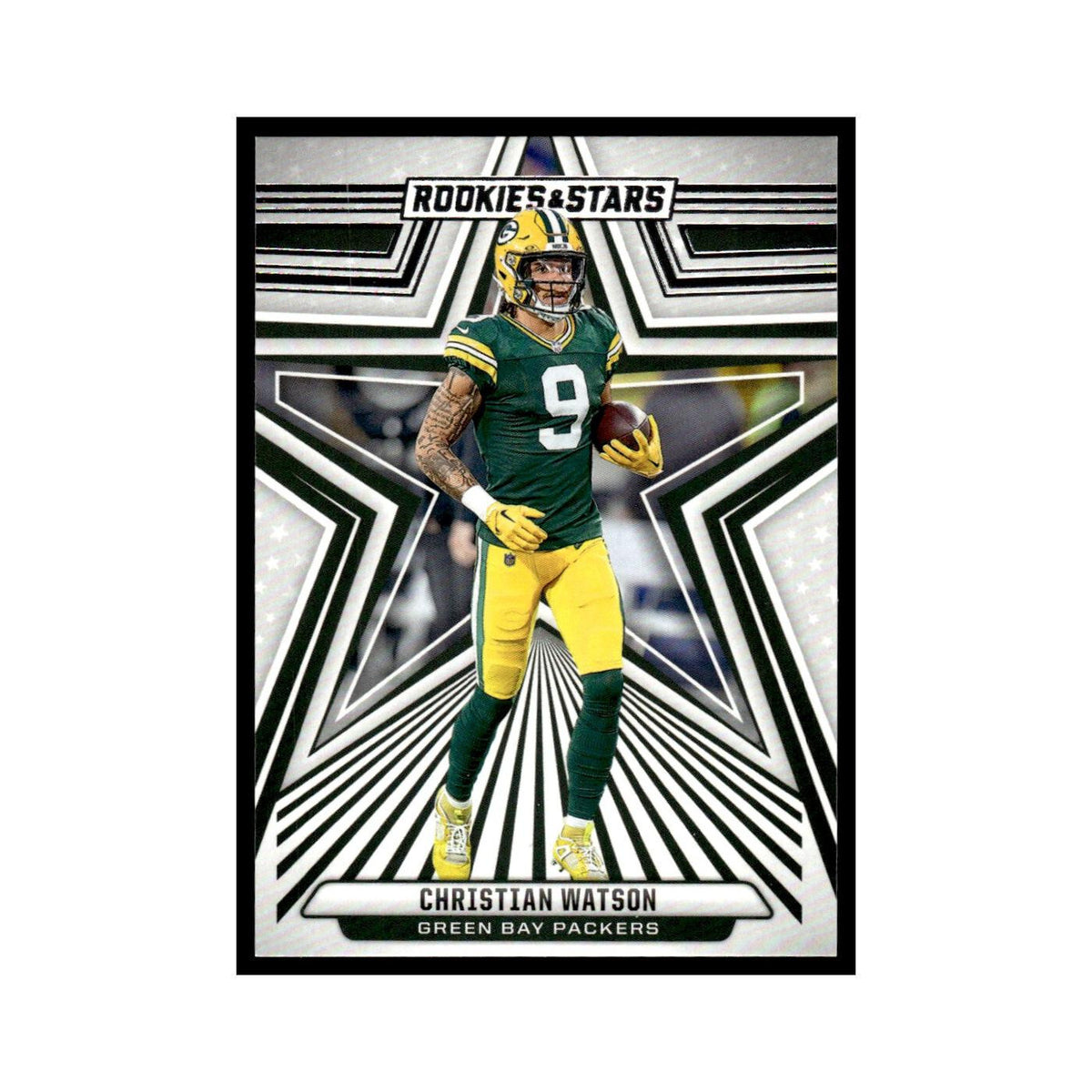 Christian Watson 2024 Panini Rookies Stars #37 Green Bay Packers NM