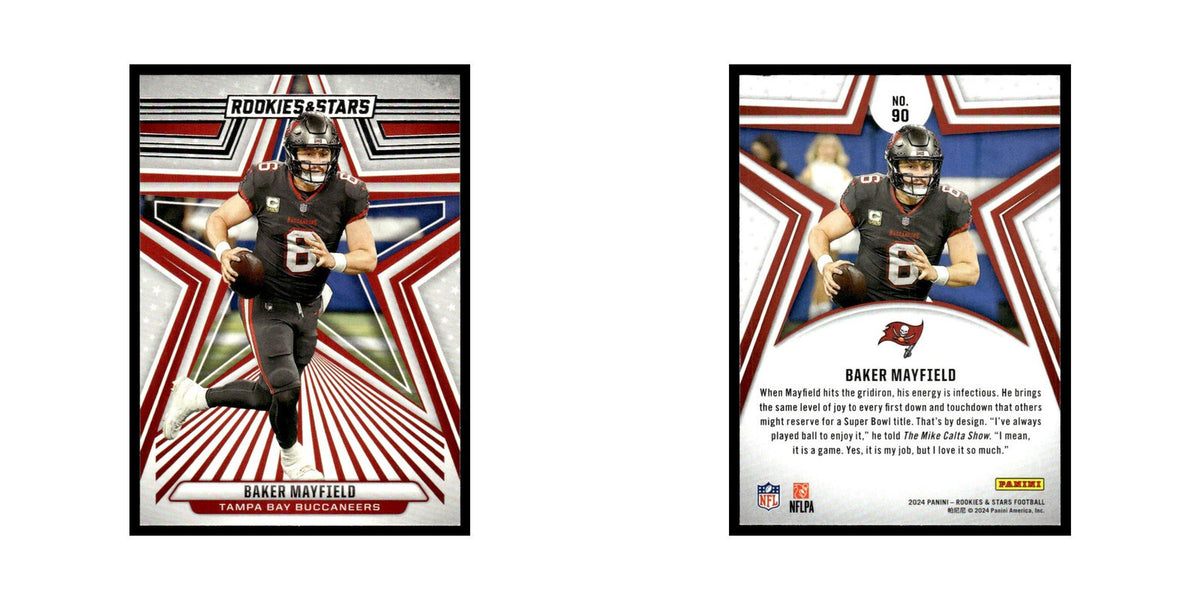 Baker Mayfield 2024 Panini Rookies Stars #90 Tampa Bay Buccaneers NM
