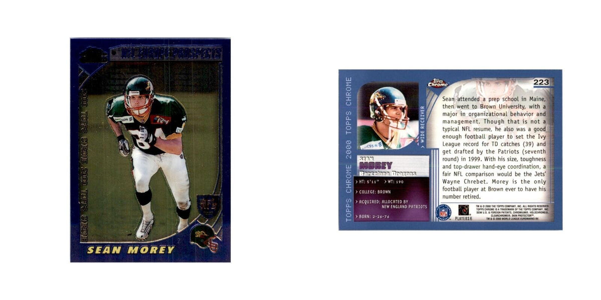 Sean Morey 2000 Topps Chrome #223 Football Cards Football Card NM