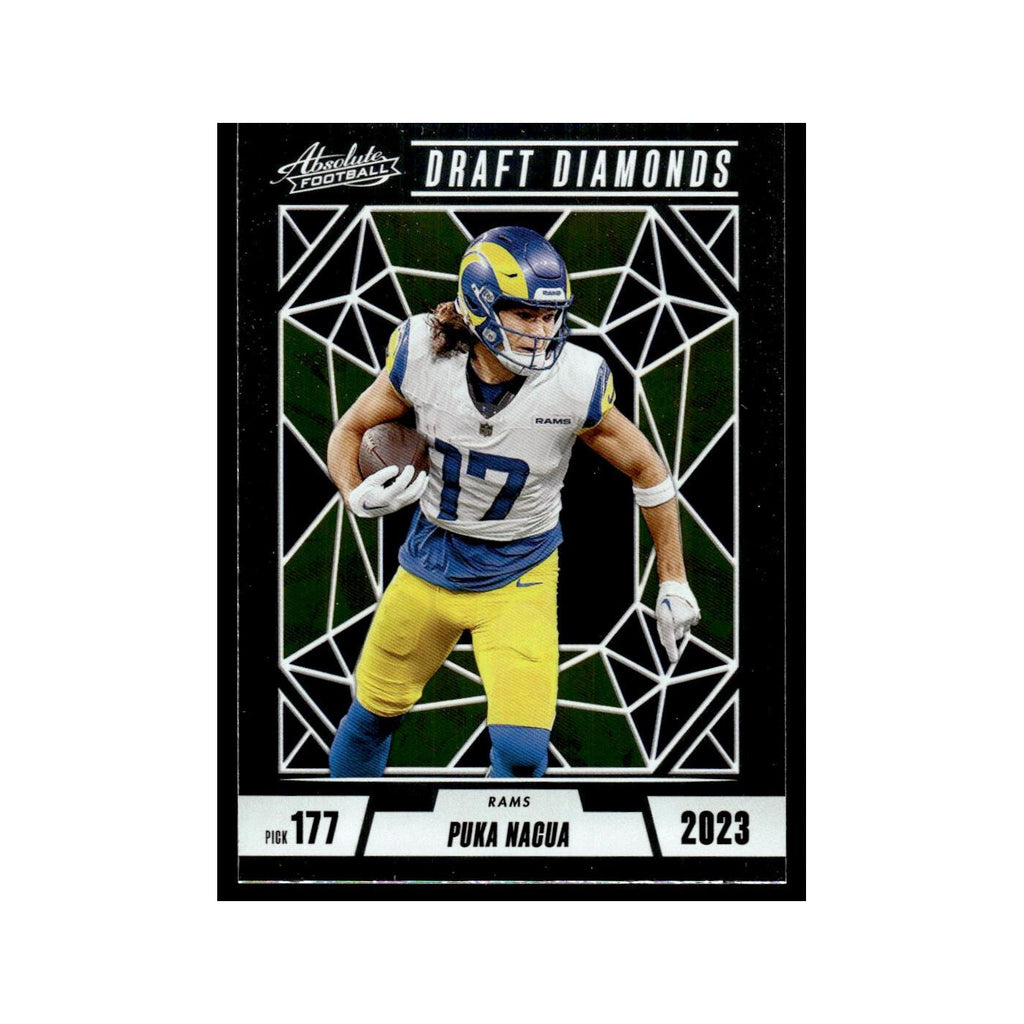 Puka Nacua 2024 Panini Absolute #DD-PNA Los Angeles Rams Football Card NM