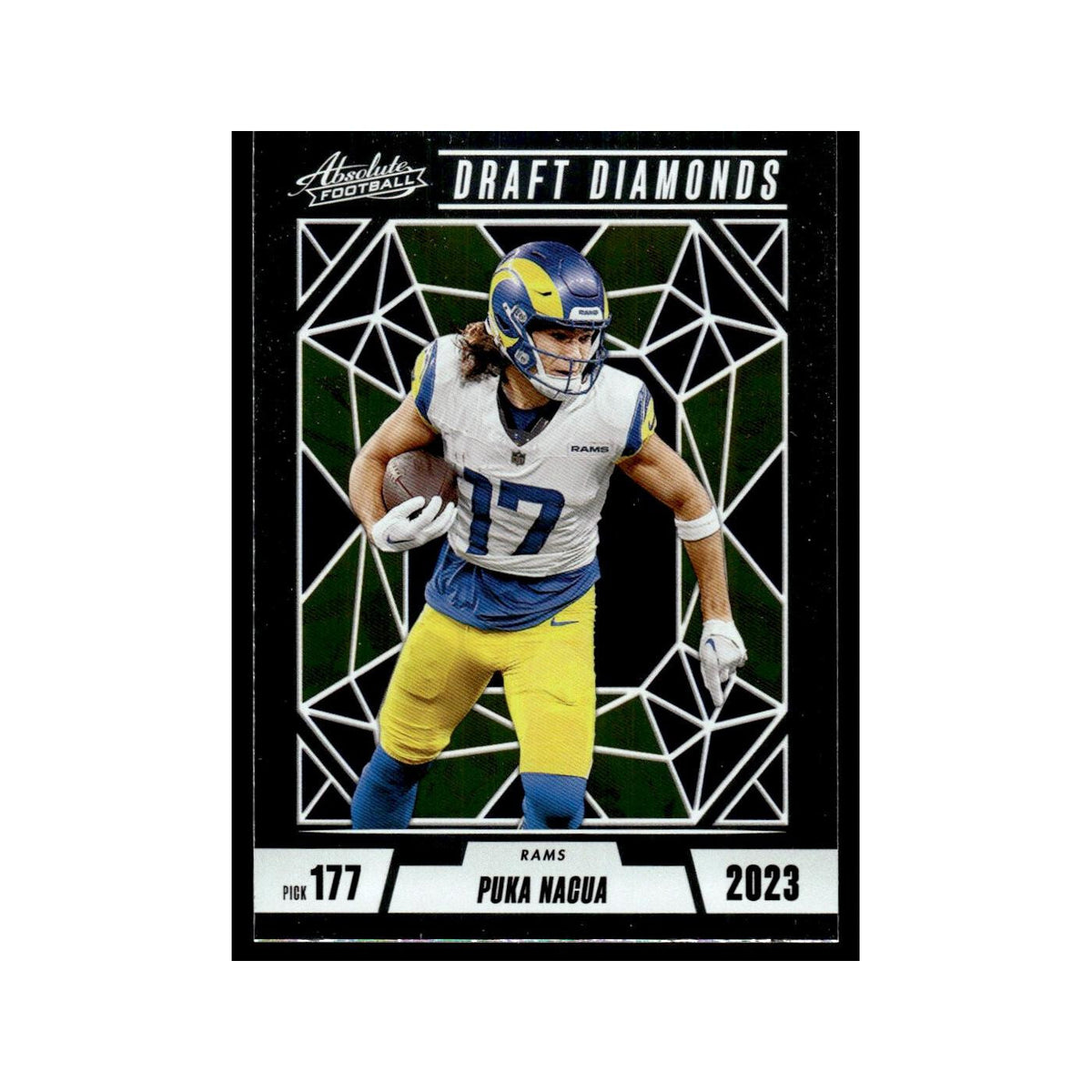Puka Nacua 2024 Panini Absolute #DD-PNA Los Angeles Rams Football Card NM