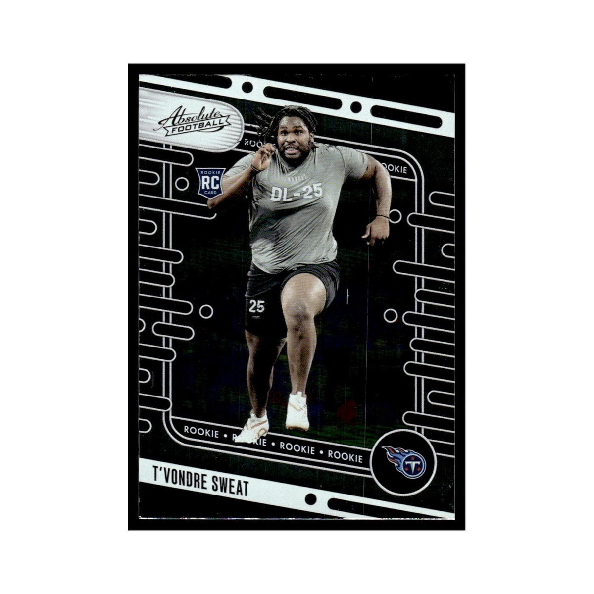 T'Vondre Sweat Rookie 2024 Panini Absolute #138 Tennessee Titans NM