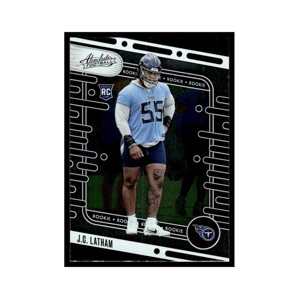J.C. Latham Rookie 2024 Panini Absolute #107 Tennessee Titans Football Card NM