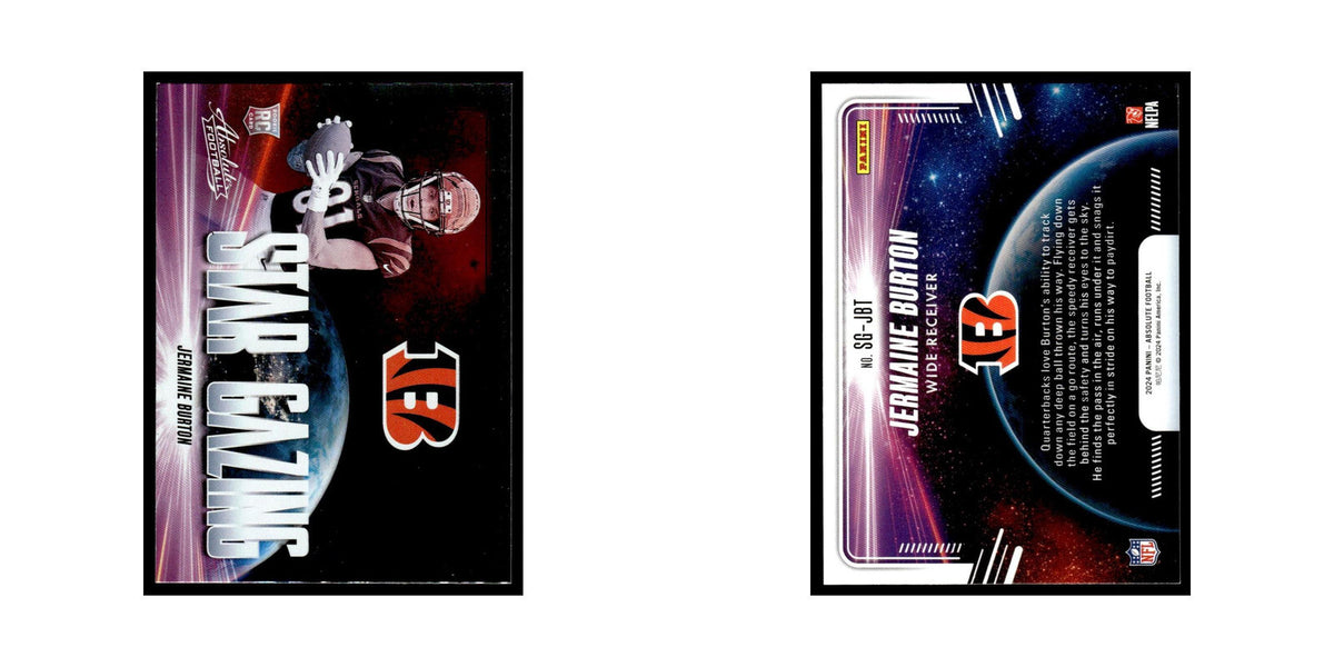 Jermaine Burton Rookie 2024 Panini Absolute #SG-JBT Cincinnati Bengals NM