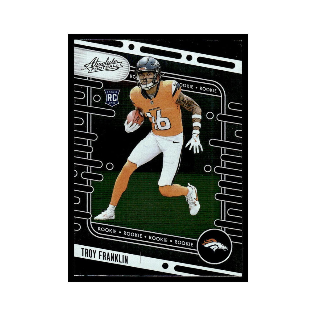 Troy Franklin Rookie 2024 Panini Absolute #178 Denver Broncos Football Card NM
