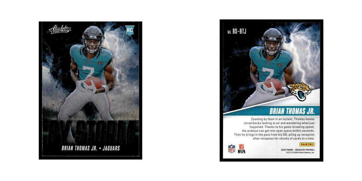 Brian Thomas Jr. Rookie 2024 Panini Absolute #BS-BTJ Jacksonville Jaguars NM
