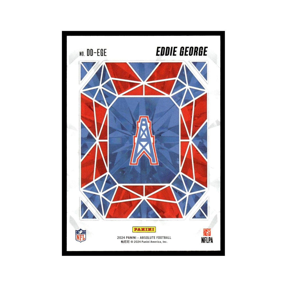 Eddie George 2024 Panini Absolute #DD-EGE Houston Oilers Football Card NM