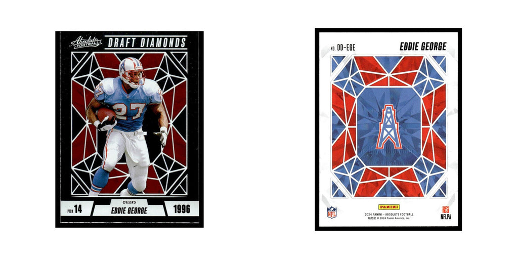 Eddie George 2024 Panini Absolute #DD-EGE Houston Oilers Football Card NM