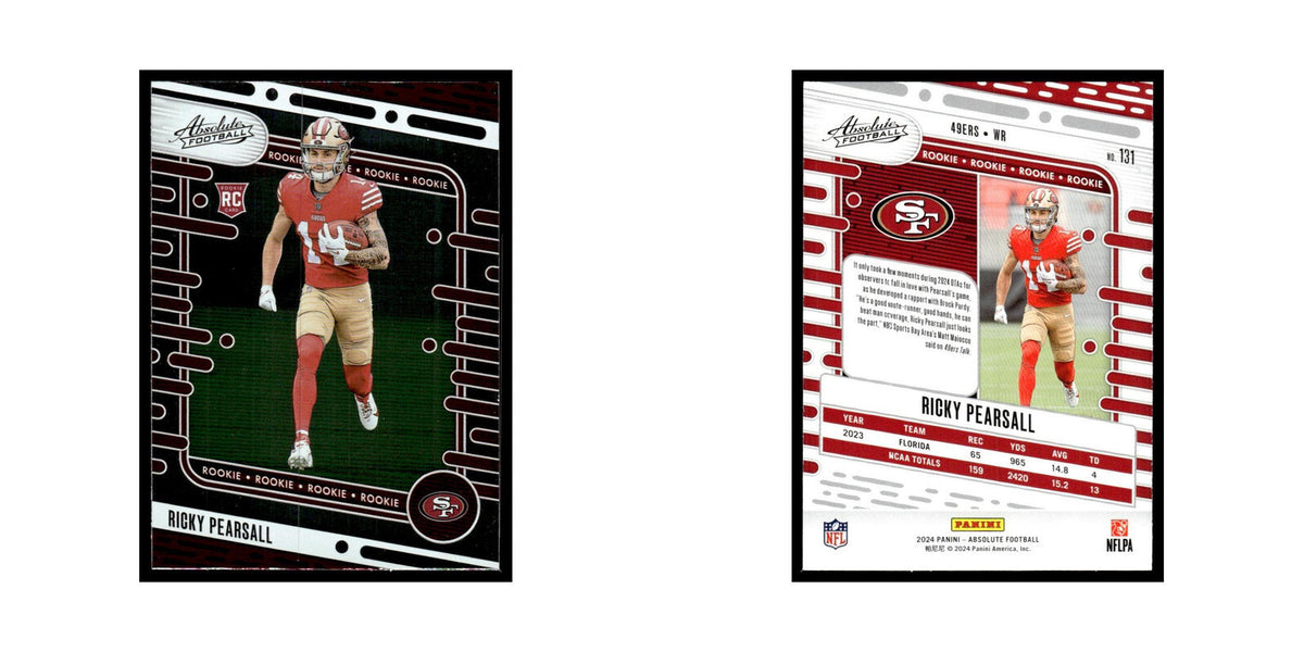 Ricky Pearsall Rookie 2024 Panini Absolute #131 San Francisco 49ers NM