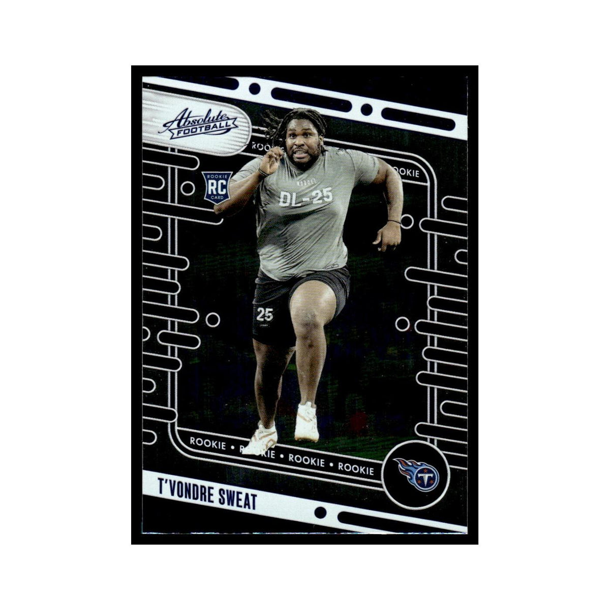 T'Vondre Sweat Rookie 2024 Panini Absolute #138 Tennessee Titans NM