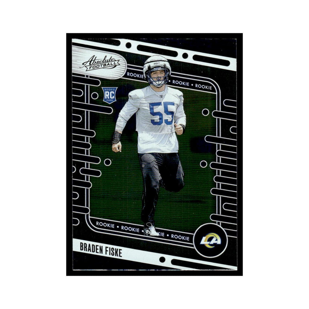 Braden Fiske Rookie 2024 Panini Absolute #139 Los Angeles Rams Football Card NM