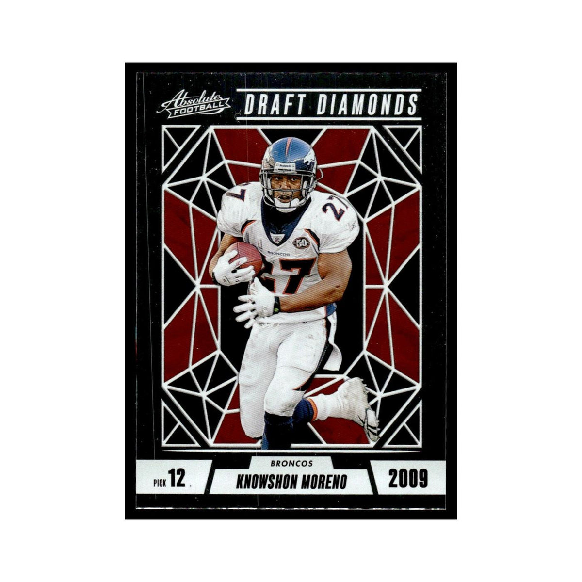 Knowshon Moreno 2024 Panini Absolute #DD-KMO Denver Broncos Football Card NM