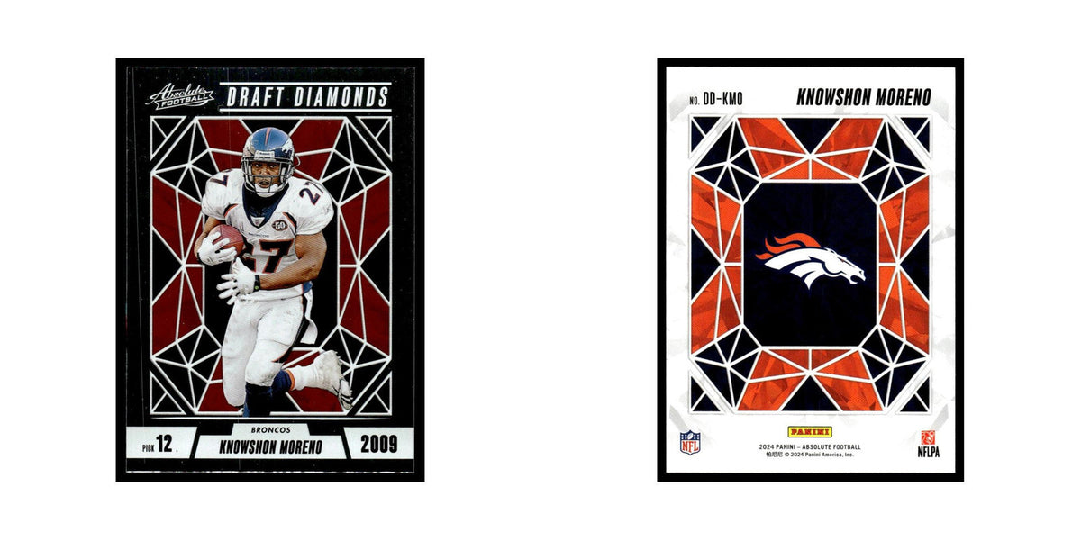 Knowshon Moreno 2024 Panini Absolute #DD-KMO Denver Broncos Football Card NM