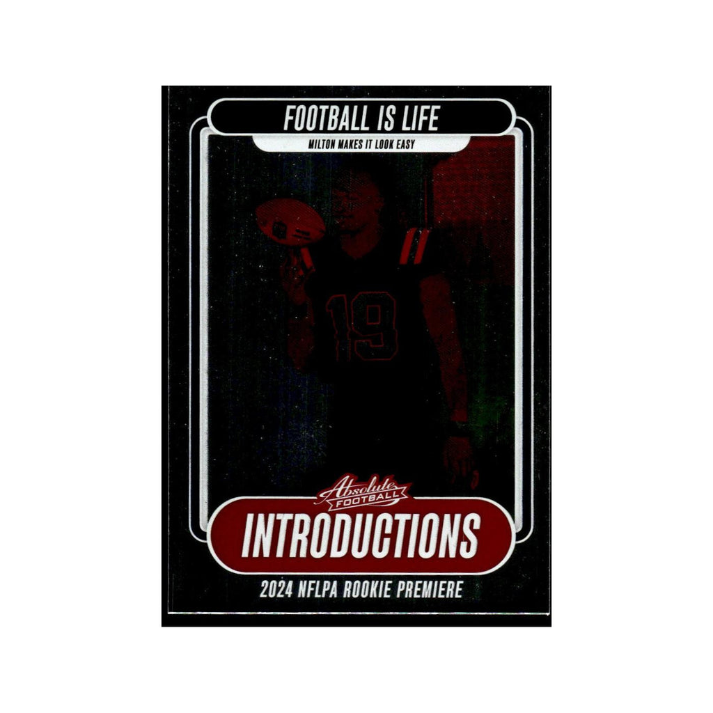 Joe Milton Rookie 2024 Panini Absolute #I-JMN Football Card NM