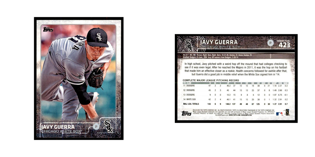 Javy Guerra 2015 Topps #423 Baseball Cards Baseball Card NM