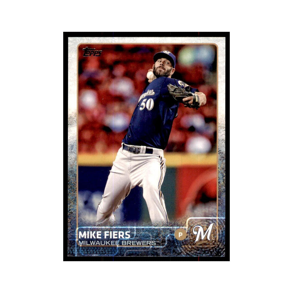 Mike Fiers 2015 Topps #435 Baseball Cards Baseball Card NM