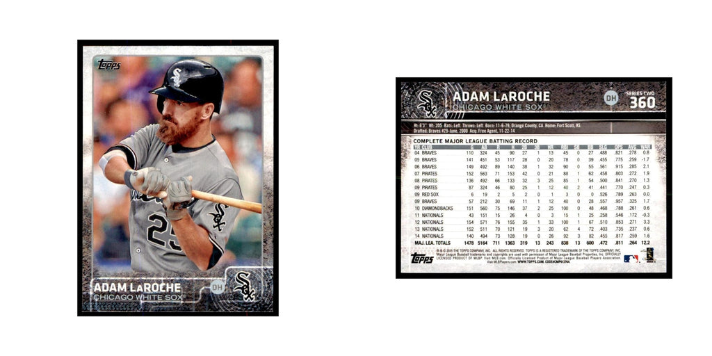 Adam LaRoche 2015 Topps #360 Baseball Cards Baseball Card NM