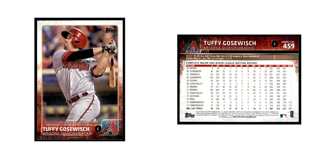 Tuffy Gosewisch 2015 Topps #459 Baseball Cards Baseball Card NM