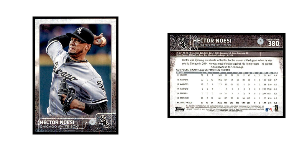 Hector Noesi 2015 Topps #380 Baseball Cards Baseball Card NM
