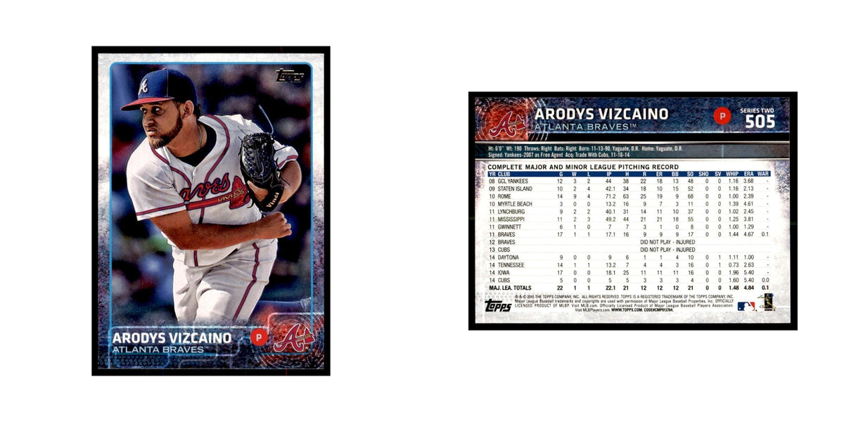 Arodys Vizcaino 2015 Topps #505 Baseball Cards Baseball Card NM