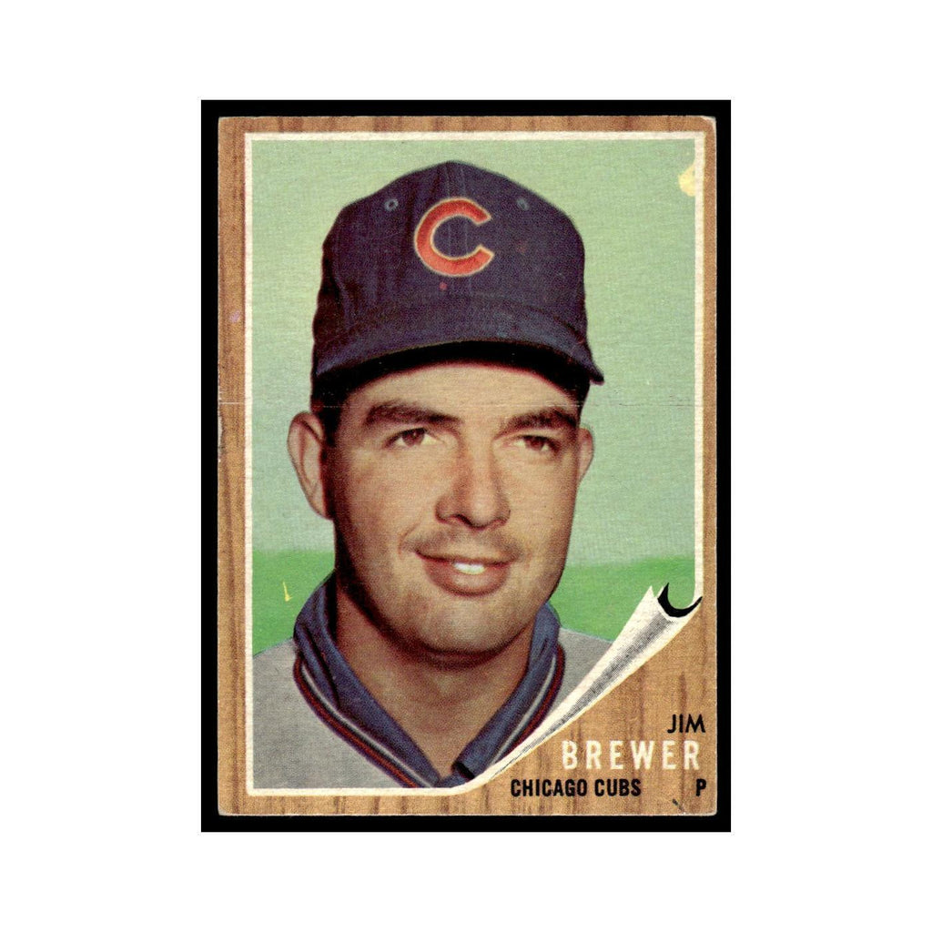 Jim Brewer 1962 Topps #191 Chicago Cubs Baseball Card VG