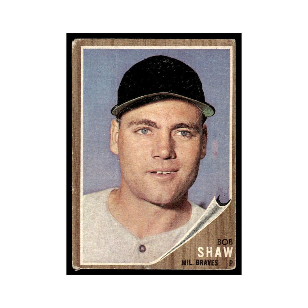 Bob Shaw 1962 Topps #109 Milwaukee Braves Baseball Card VG