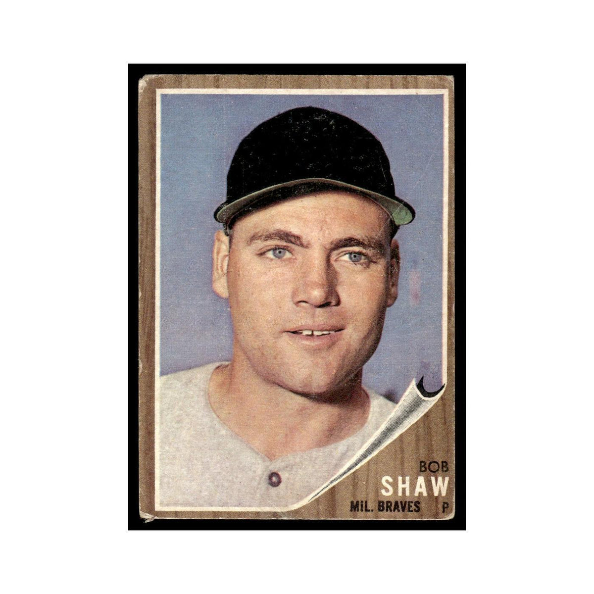 Bob Shaw 1962 Topps #109 Milwaukee Braves Baseball Card VG