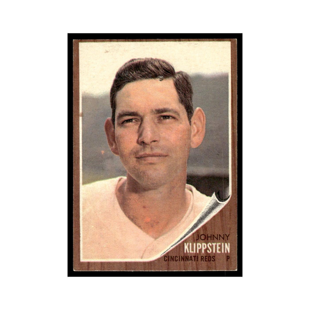 Johnny Klippstein 1962 Topps #151 Cincinnati Reds Baseball Card VG