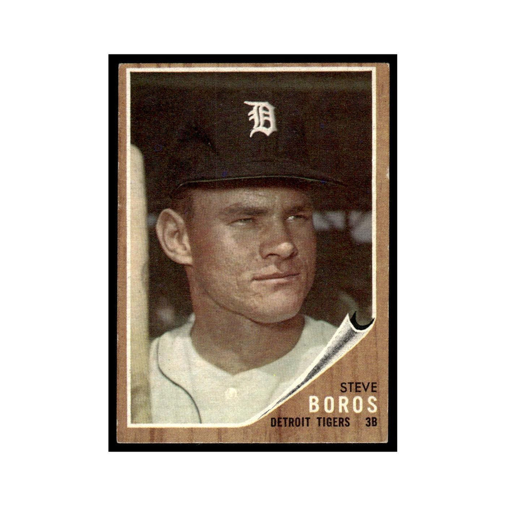 Steve Boros 1962 Topps #62 Detroit Tigers Baseball Card VG