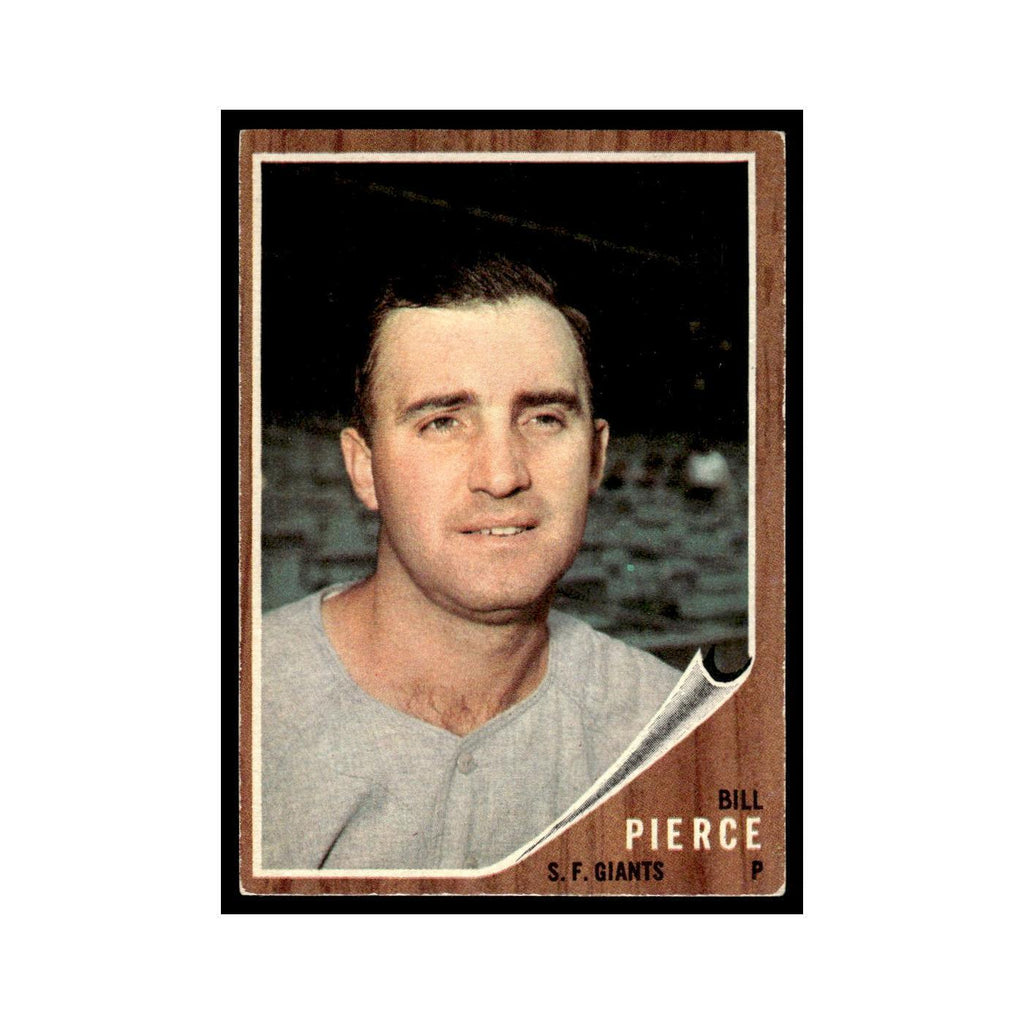 Bill Pierce 1962 Topps #260 San Francisco Giants Baseball Card VG
