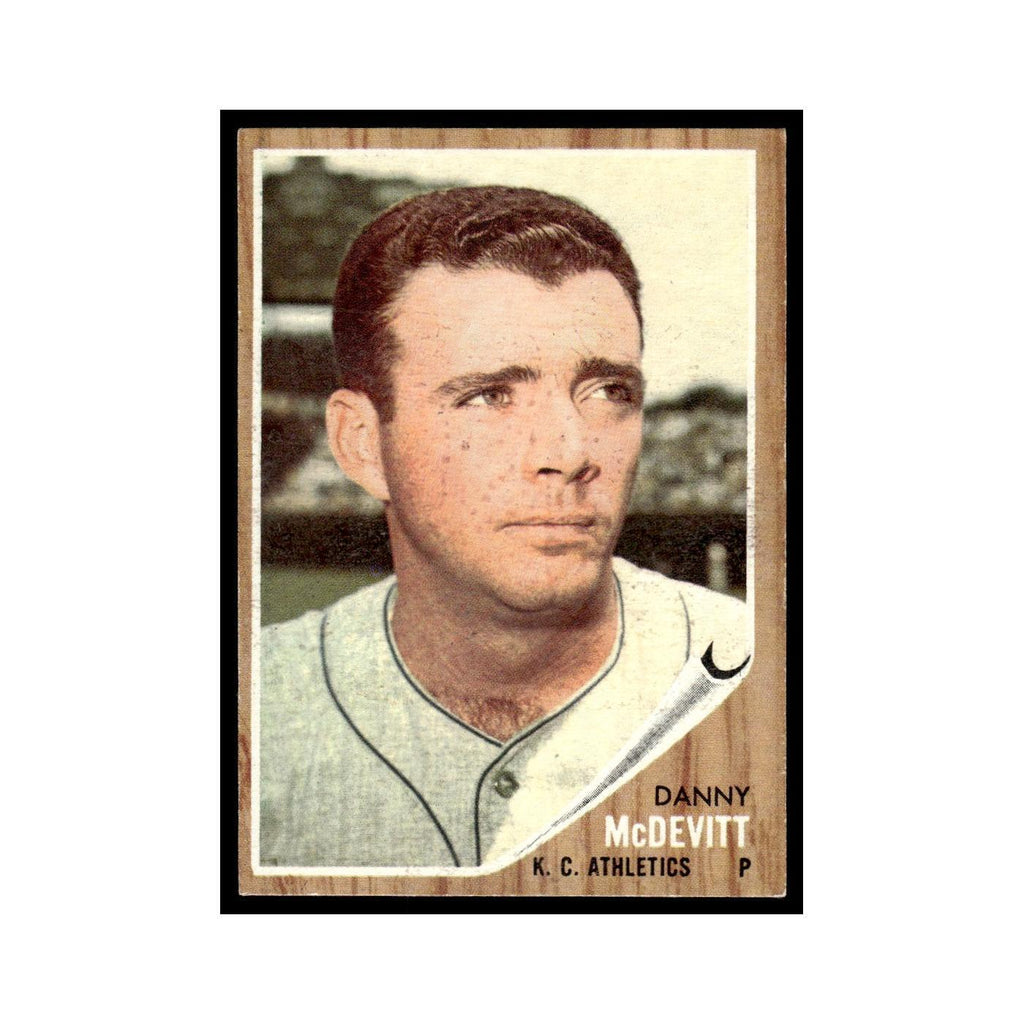 Danny McDevitt 1962 Topps #493 Kansas City Athletics Baseball Card VG