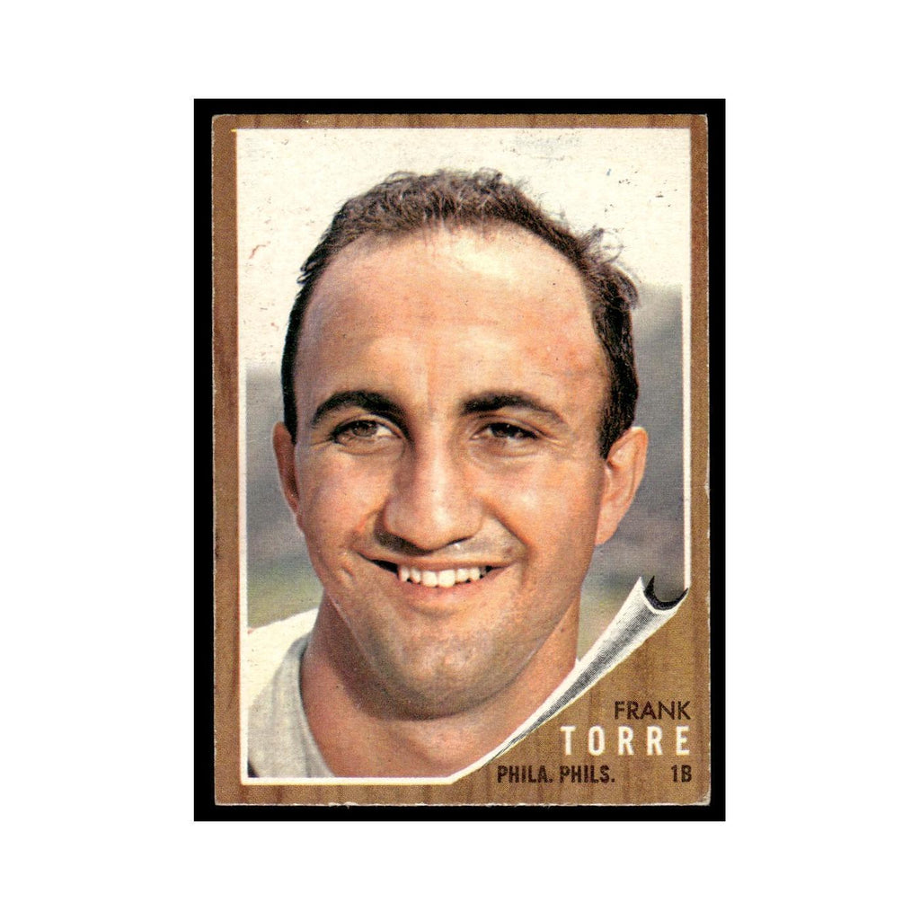 Frank Torre 1962 Topps #303 Philadelphia Phillies Baseball Card VG