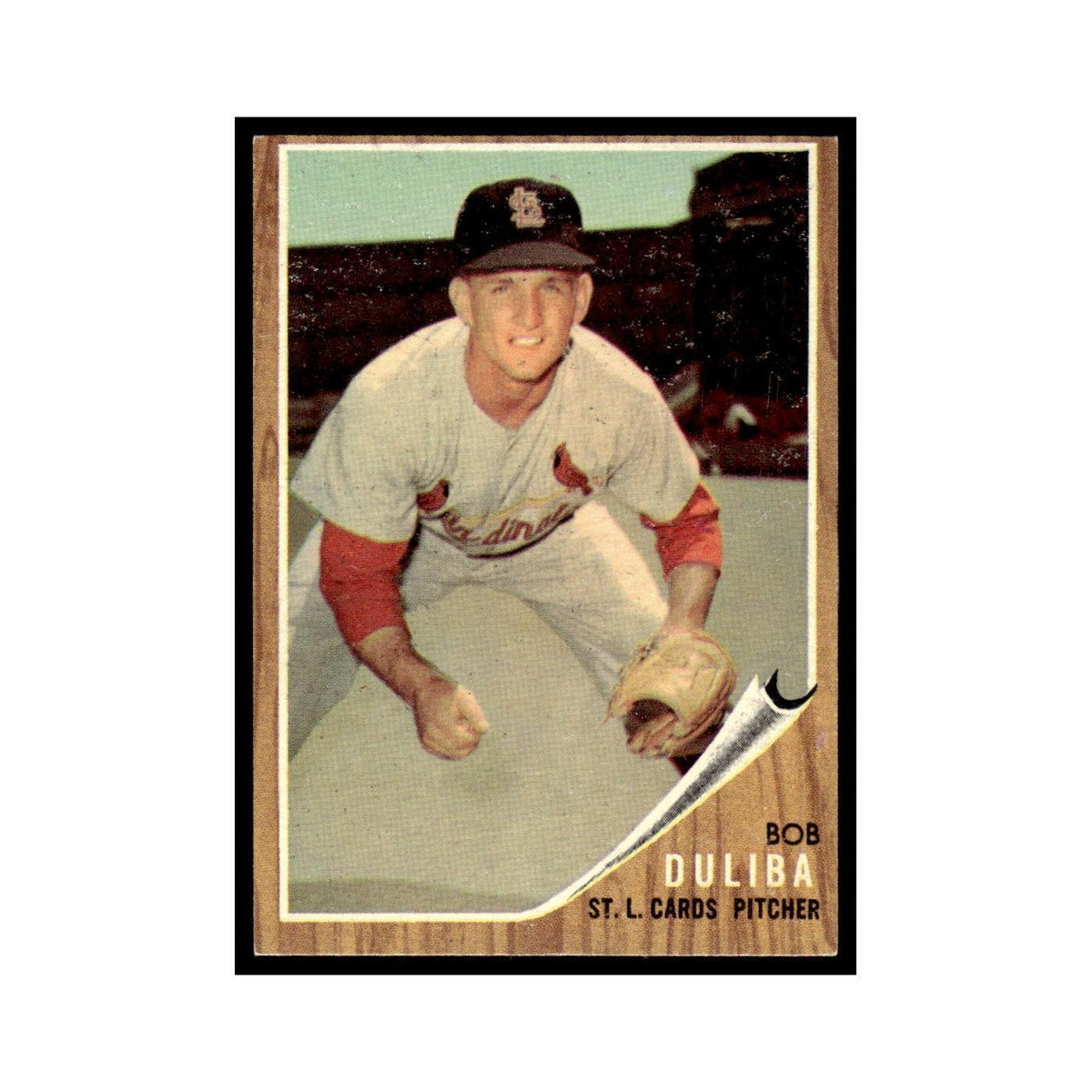Bob Duliba 1962 Topps #149 St. Louis Cardinals Baseball Card VG