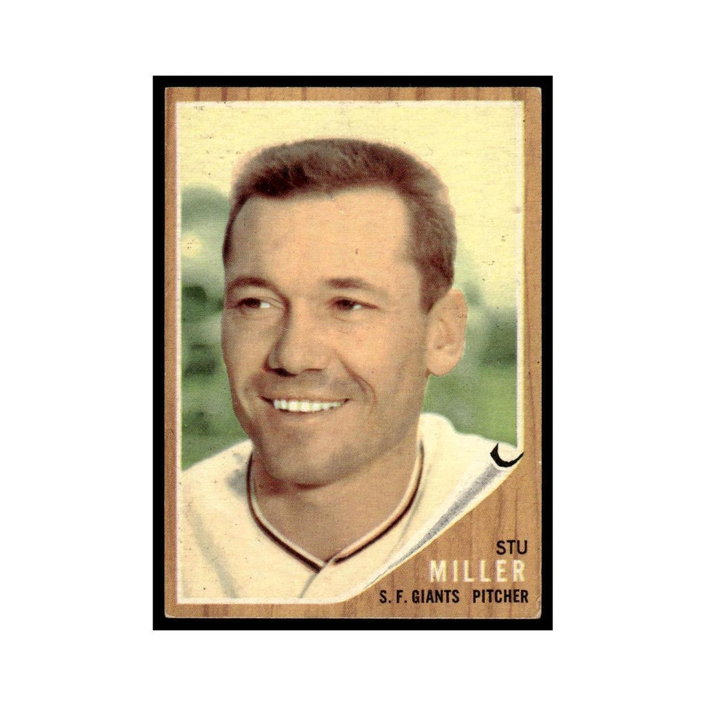 Stu Miller 1962 Topps #155 San Francisco Giants Baseball Card VG