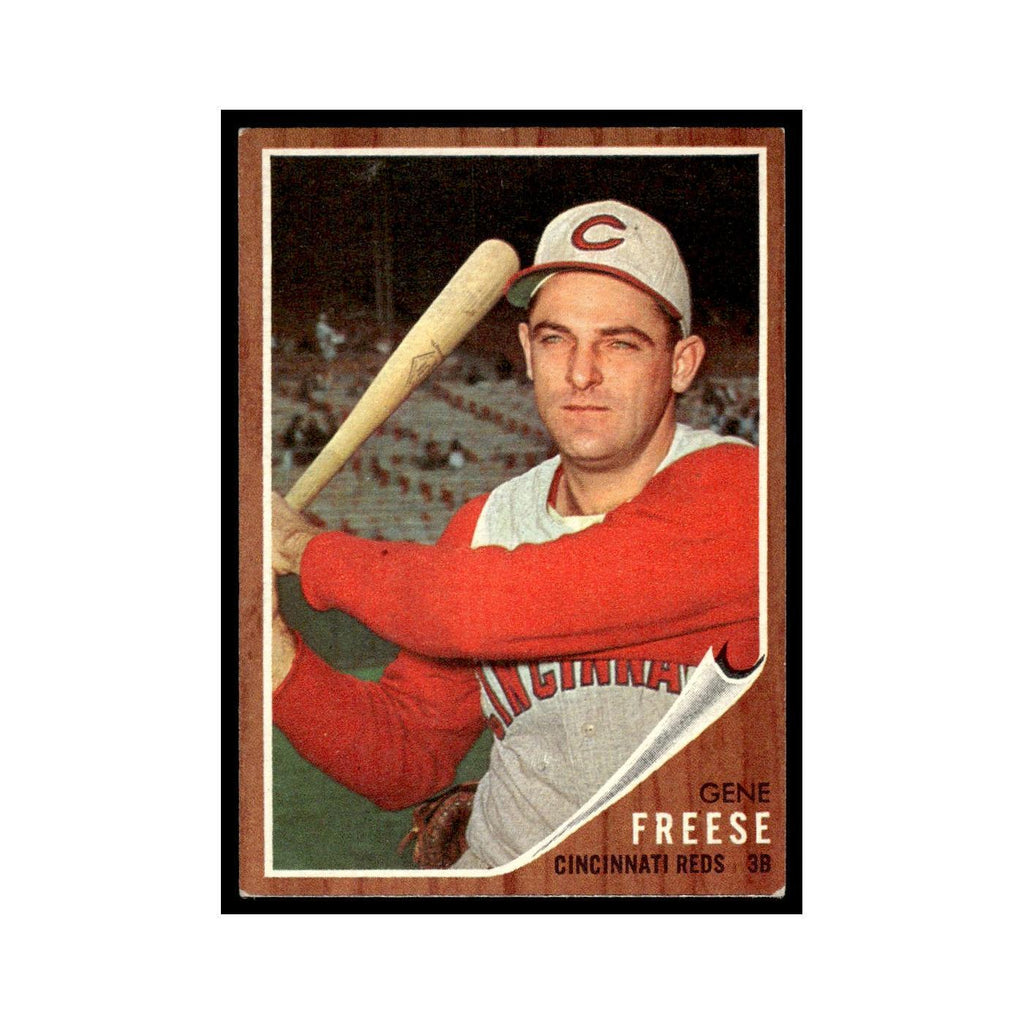 Gene Freese 1962 Topps #205 Cincinnati Reds Baseball Card VG