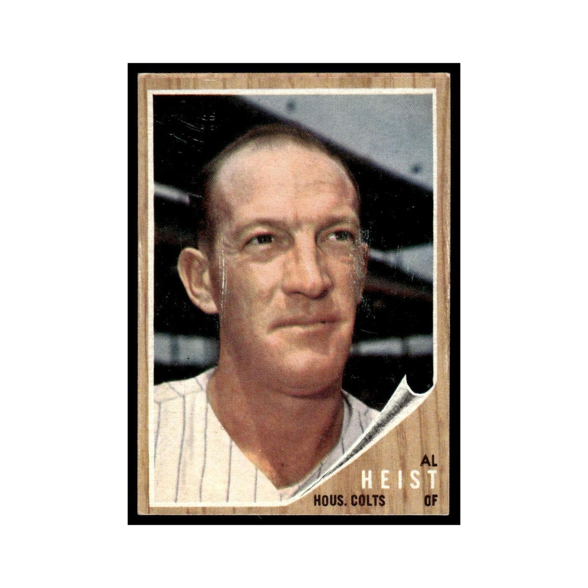 Al Heist 1962 Topps #373 Houston Colt .45s Baseball Card VG
