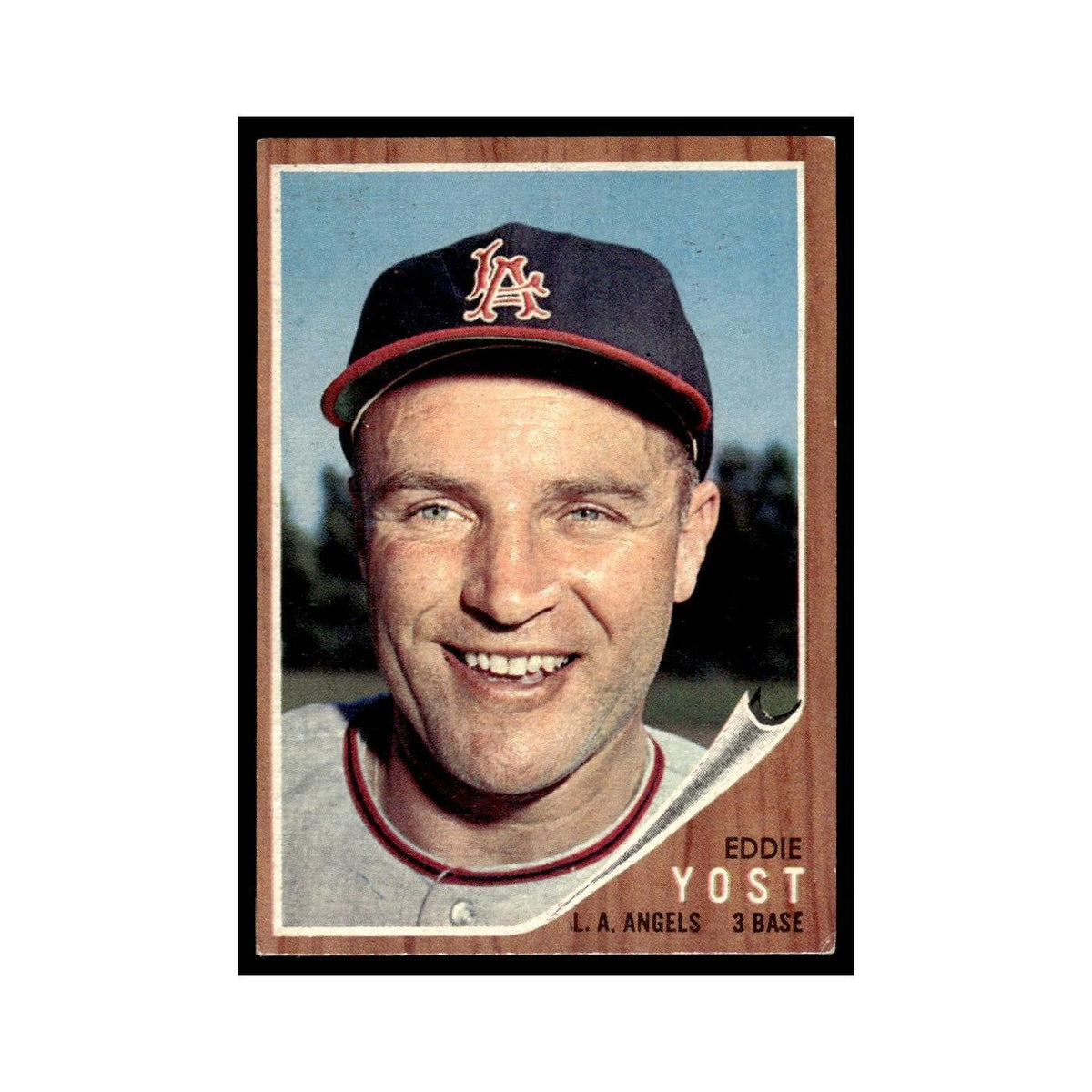 Eddie Yost 1962 Topps #176 Los Angeles Angels Baseball Card VG