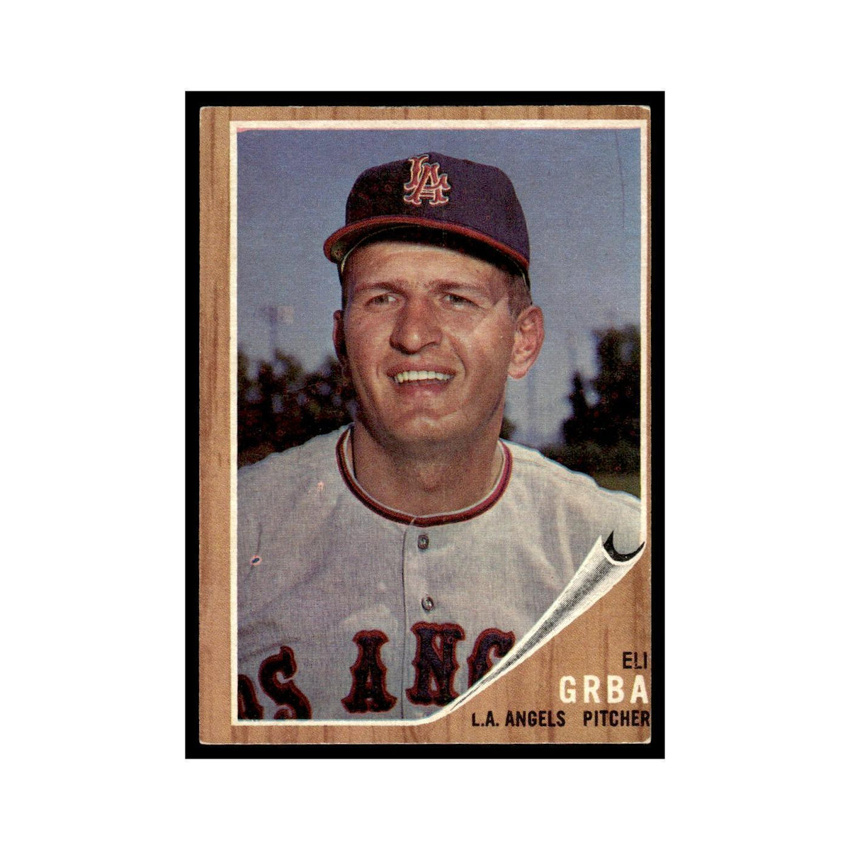 Eli Grba 1962 Topps #96 Los Angeles Angels Baseball Card VG