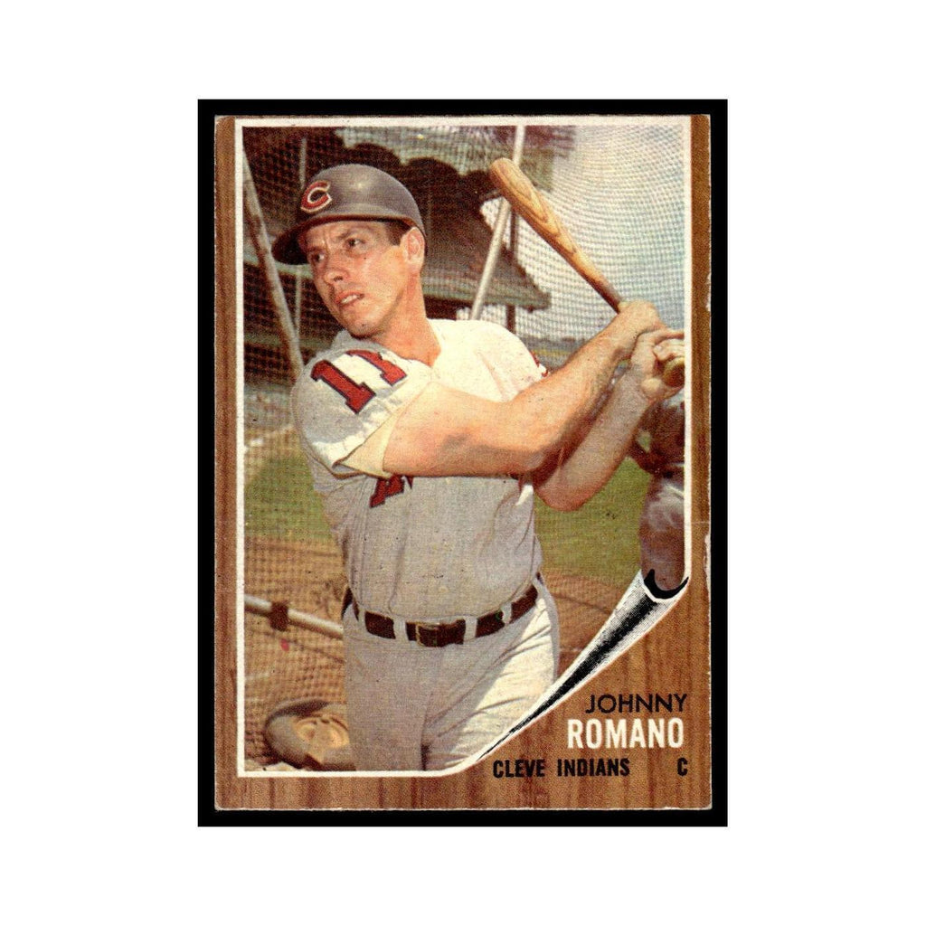 Johnny Romano 1962 Topps #330 Cleveland Indians Baseball Card VG