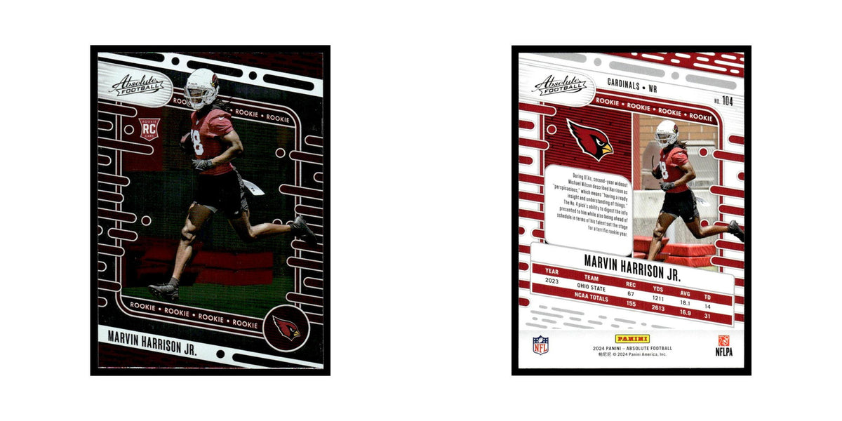 Marvin Harrison Jr. Rookie 2024 Panini Absolute #104 Arizona Cardinals NM