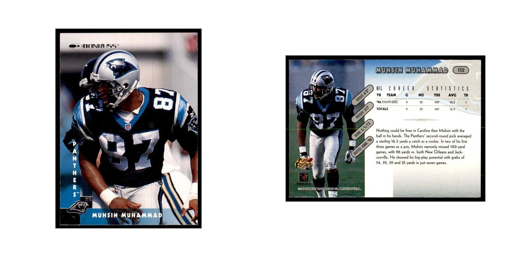 Muhsin Muhammad 1997 Donruss #152 Football Cards Football Card NM