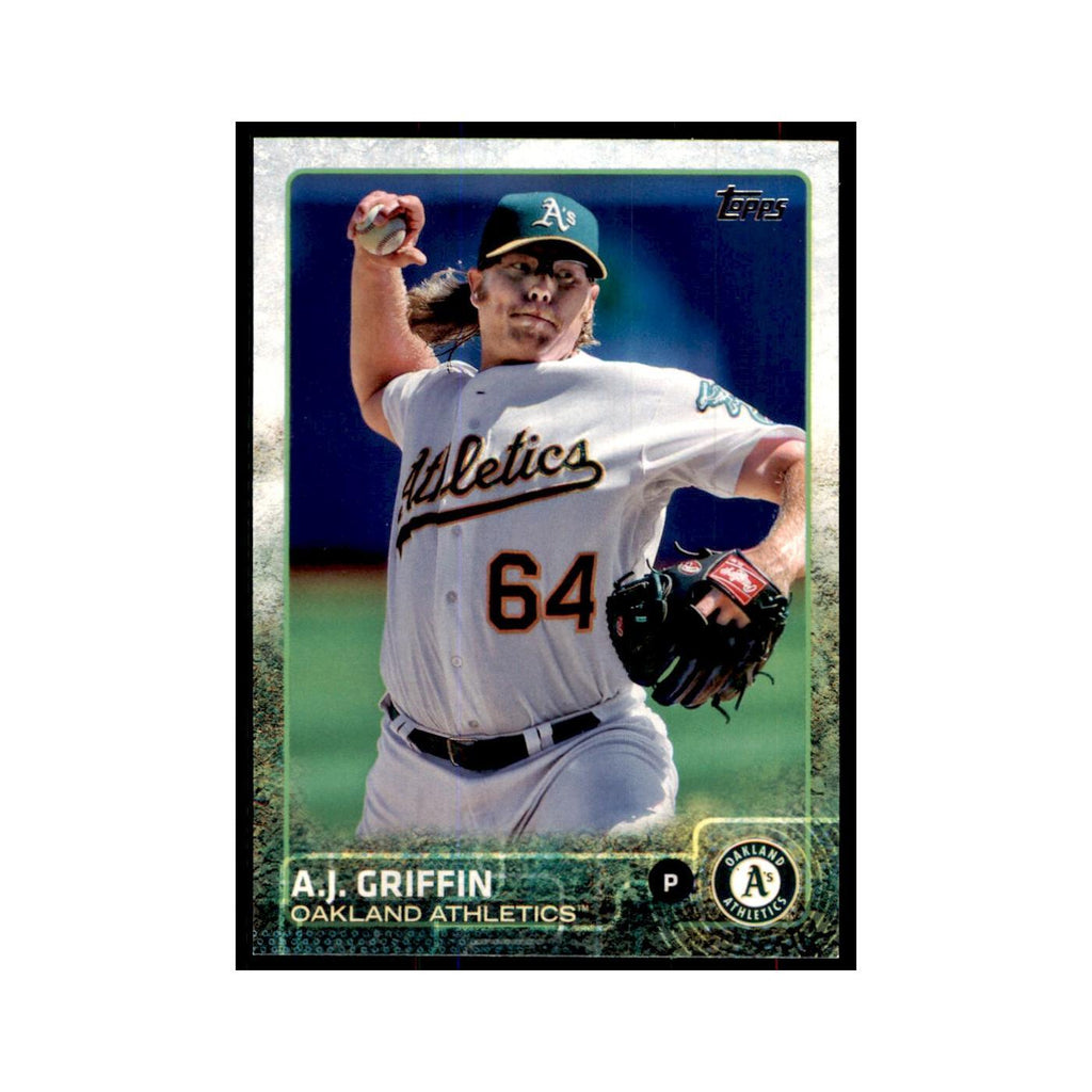 A.J. Griffin 2015 Topps #554 Baseball Cards Baseball Card NM
