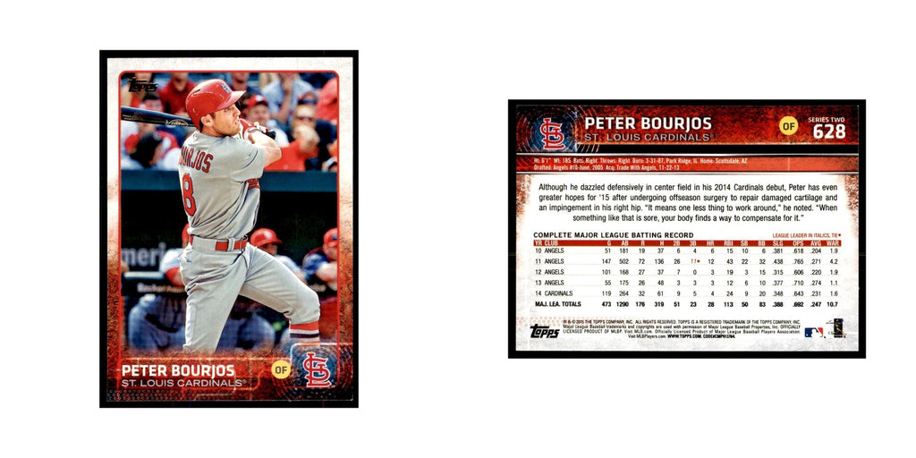 Peter Bourjos 2015 Topps #628 Baseball Cards Baseball Card NM