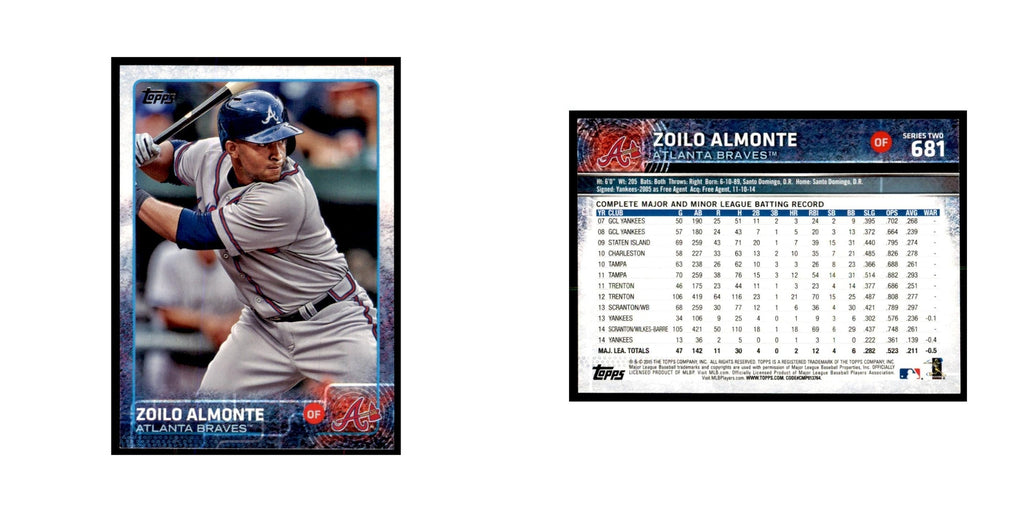 Zoilo Almonte 2015 Topps #681 Baseball Cards Baseball Card NM