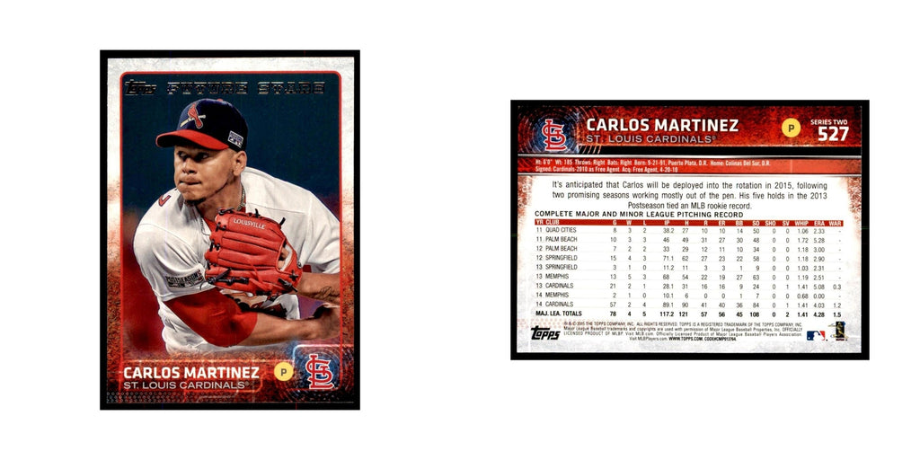 Carlos Martinez 2015 Topps #527 Baseball Cards Baseball Card NM