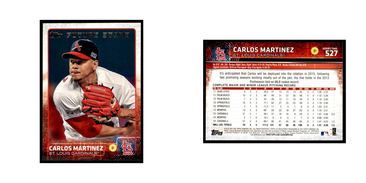 Carlos Martinez 2015 Topps #527 Baseball Cards Baseball Card NM